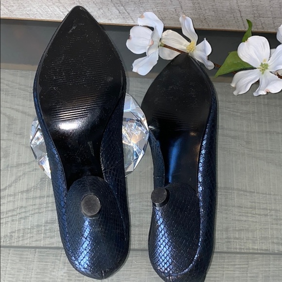 David Dixon Leather snake design shoe - Picture 8 of 9